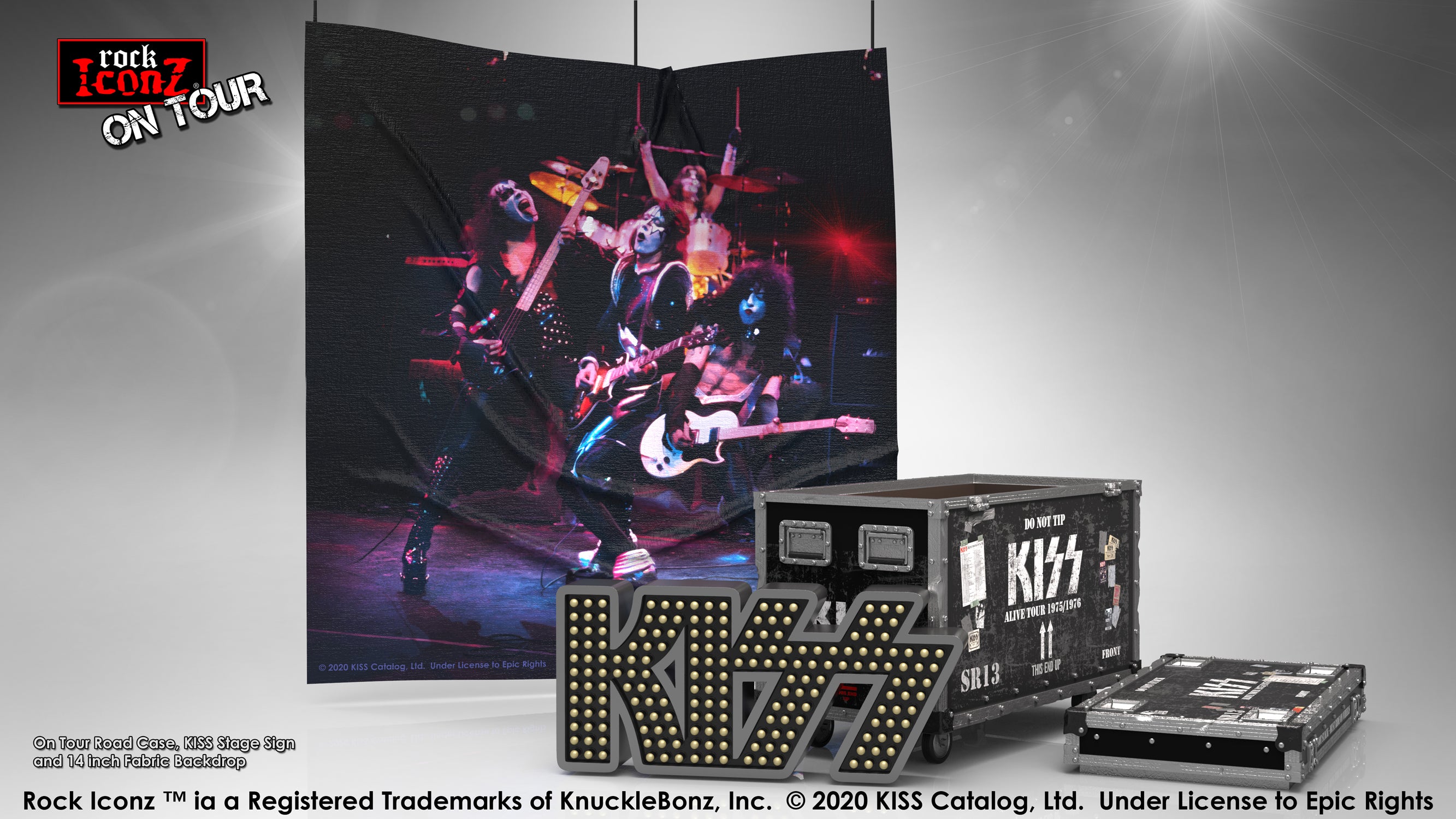 KISS Alive! Road Case KnuckleBonz Statue